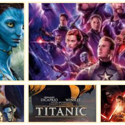 Quais as 5 maiores bilheterias do mundo do cinema?