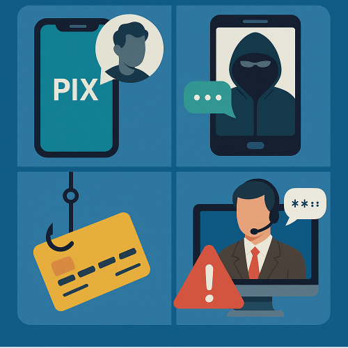 Golpes financeiros mais comuns em 2025 e como se proteger